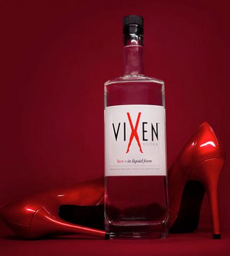 vixen vodka with stillettos